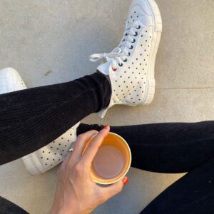 Black Velvet High-Waist Legging