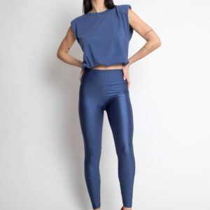 Blue Jeans High-Waist Lycra Legging